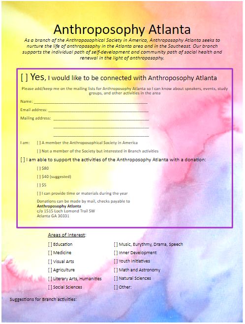 Interest Form